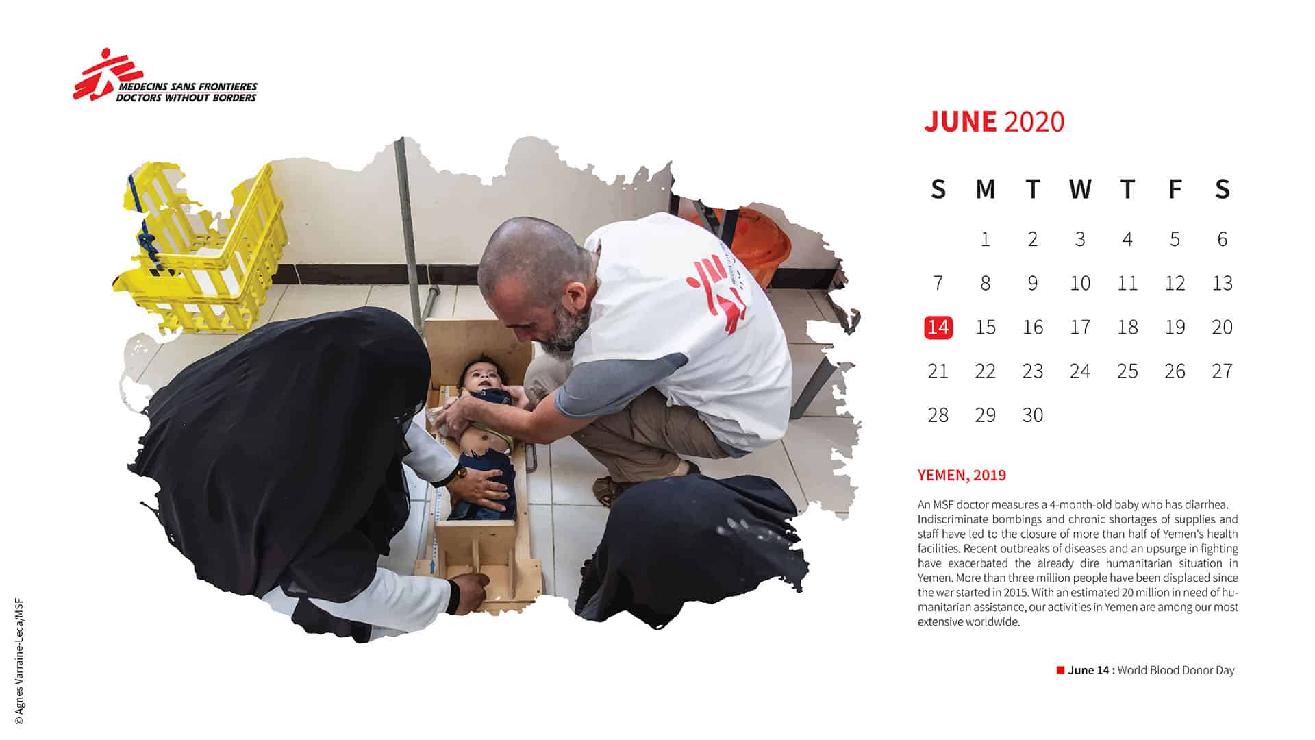 MSF 2020 Calendar - Médecins Sans Frontières(MSF)/Doctors Without Borders
