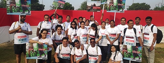 Airtel Delhi Half Marathon - #WalkInTheirShoes